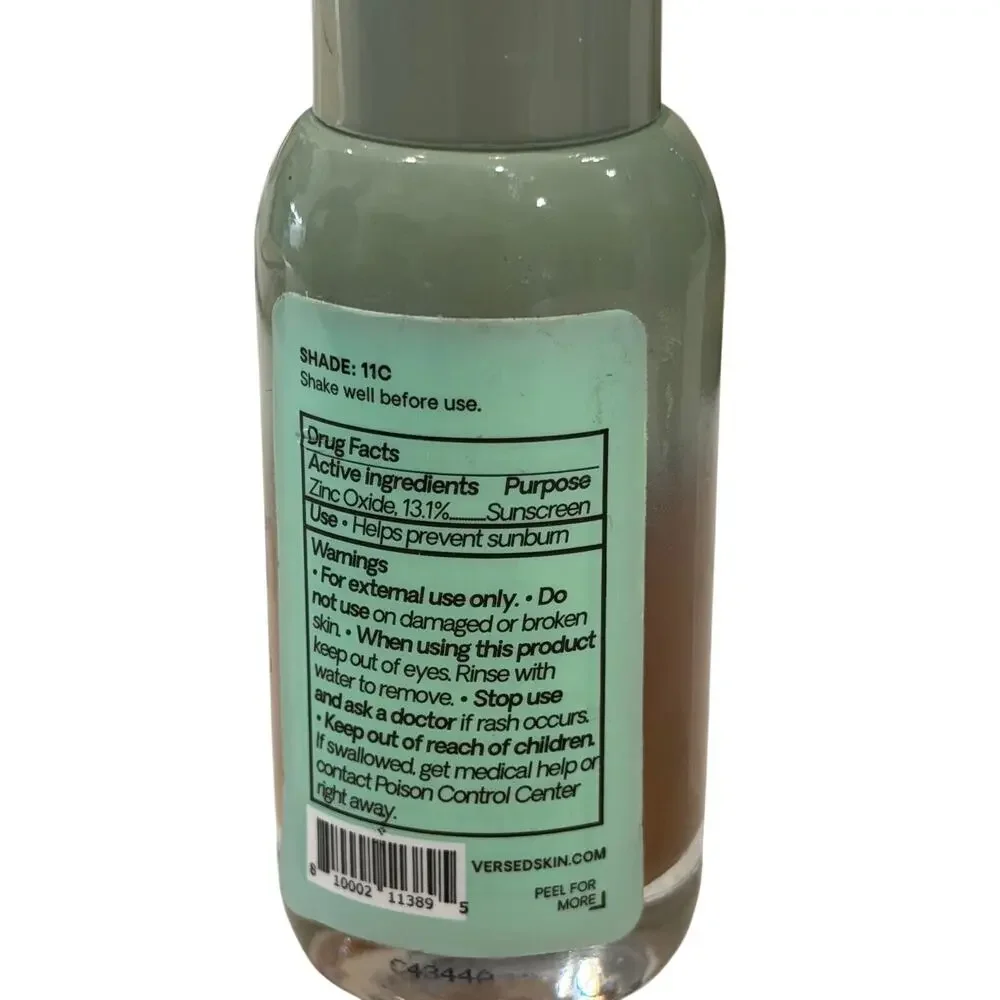 Versed Skin Solution Skin Tint SPF 40 11C Light Cool Light-Med Coverage Serum